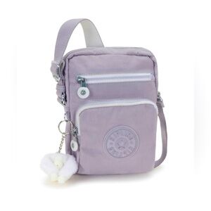 Kipling | Gunne Tender Grey | Mini Backpack W/ Fuzzy Charm | NWT